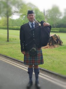 Scottish Bagpiper- Malcolm Smith